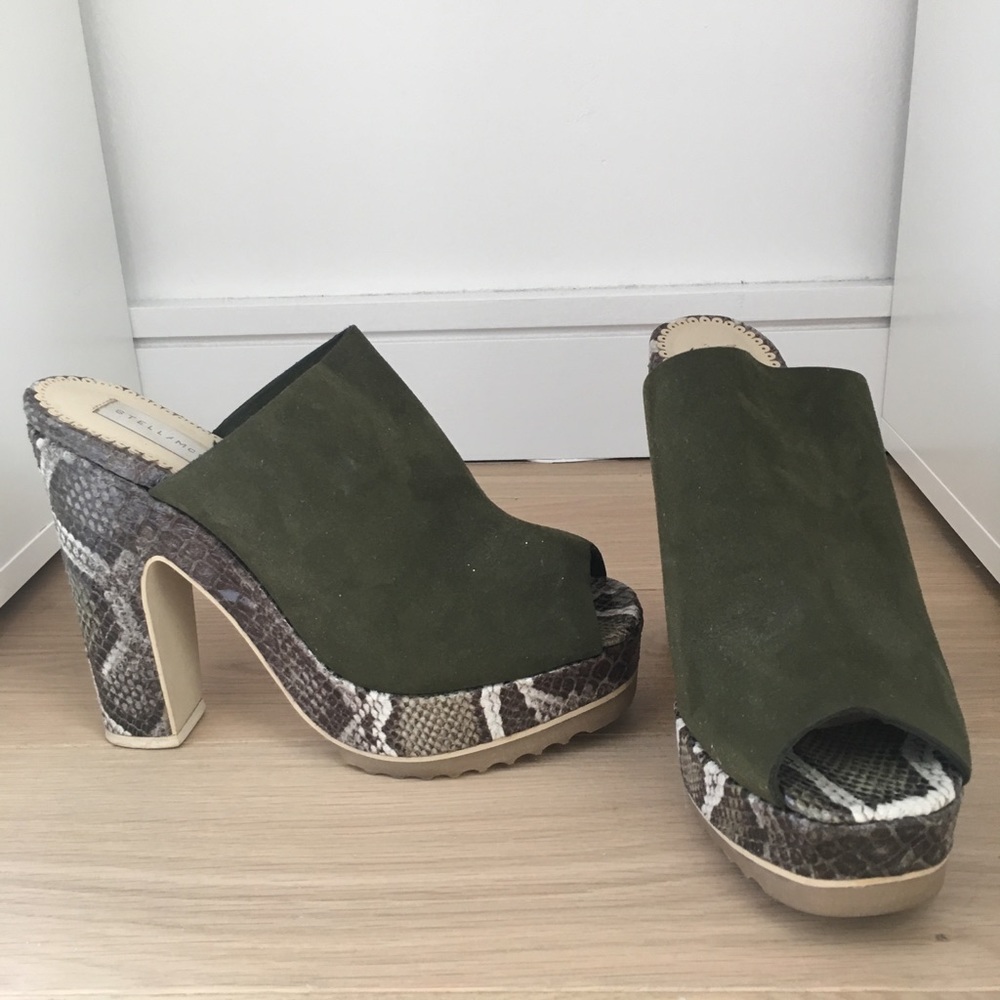 Stella McCartney Military Wookio Platforms